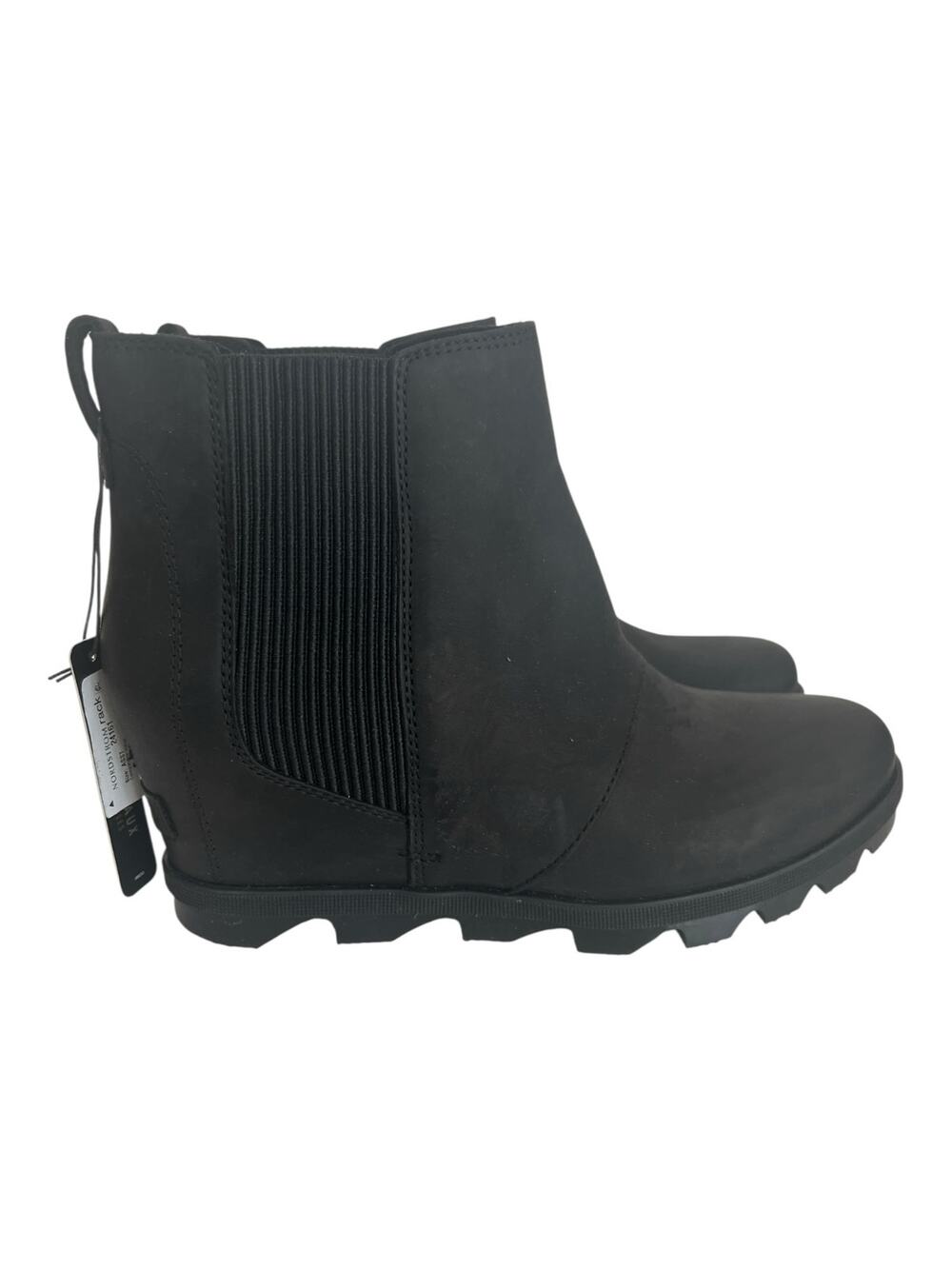 Sorel Joan Rhapsody Chelsea Wedge Boots In Black, Black Size 10.5